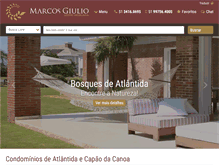 Tablet Screenshot of marcosgiulio.com.br